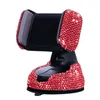 360 Degree Car Phone Holder Mount Stand Luxlury Designer Bling Glitter Diamond Suction Cup for Rotating Universal Bracket Nonmagn6798667