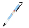 Venda por atacado caneta esferográfica para sublimação em branco ballpen shrink warp telefone stand canetas promoção escola escritório escrita suprimentos sn3082