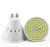 2021 Lampadina LED ABS SMD2835 48 60 80leds E27 E14 MR16 GU10 Lampada 110V 220V Faretto LED bianco caldo EUB