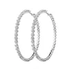 GLAMing Crystal Hoop Earrings For Women Bulk Gold Silver Color 2021 Fashion Rhinestone Big Circle Dangle Jewelry Party & Huggie