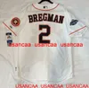 Stitched Alex Bregman Cool Base Jersey Throwback Jerseys Men Women Youth Baseball XS-5XL 6XL