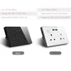 WIFI Smart USB Wall Socket UK Electrical Plug Outlet 15A Power Touch Switch Wireless Homekit Charge Work with Alexa Google Home