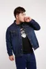 Simple Casual Men's Jacket Loose Denim Coat Large Asian Size M-8XL For 150kg Fat Guy Vêtements De Grande Taille Pour Hommes