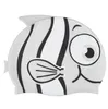 Bonnet de bain en silicone pour enfants, dessin animé, poisson mignon, imperméable, pour garçons et filles, chapeau de bain pour bébés, sports aquatiques