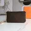 Mini plånbok läder nyckel plånböcker designer plånbok för kvinnor väskor axelväska casual koppling toppmynt handväska