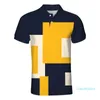 3D Mens Polo Shirt Casual 3D Patterns stampati maniche corte Shirt da polo Streetwear Shirts maschili Plus Size 7xl per l'estate 210319