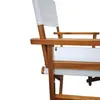 미국 주식 가든 세트 접이식 의자 나무 감독 의자 2pcs / 세트 Populus + 캔버스 A50