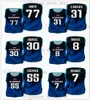 2021 Basketball Jerseys Luka Doncic 77 Jaka Blazic Vlatko Cangar GoranドラガックマイクTobey Jakob Cebasek Muric Nikolic Hrovat Prepelic Rupnik