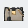2021 Luxury Designers Lady Fashion Shoulder Bags Genuine Leather Handbags Square Tote Letter Diamond Lattice Canvas Lock Chains Open Interior Compartment a09