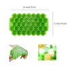 Honeycomb Kostki ICE Tace z Wymiennych pokrywków Żel krzemionkowy ICES Cooler Cubes Mold BPA Bezpłatny Domowy Model silikonowy DIY Mrożone ZZF8869