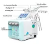 Portatile 6 in 1 Hydrofacial Diamond Dermoabrasione Oxygen Jet Peel Ultrasonic Skin Scrubber Care Microdermabrasion Face Spa Machine