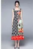 Boho Midi Dress夏の女性スパゲッティストラップキャミソール熱帯の格子縞の印刷さんのカジュアルプラスサイズ2xlドレスローブセクシー210421
