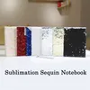 Yaratıcı A5 Süblimasyon Sequins Notepad A6 DIY Boş Ters Reversal Pullu Dizüstü Isı Transferi Fotoğraf El Kitabı Festivali Hediye Öğrenci için