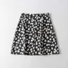 Boho Floral A Line Skirts Womens High Waist Vintage Leopard Summer Korean Clothes Sexy Mini Streetwear 210529