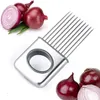 Porte-oignon facile trancheuse outils de légumes coupe-tomate Gadgets de cuisine en acier inoxydable plus de mains puantes LLB12758