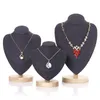 Fluwelen sieraden schildersezel ketting ketting display buste standaard toren rek voor thuis slaapkamer2632