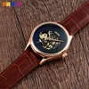 Skmei Automatisch Horloge Mannen Innovatieve Holle Grote Wijzerplaat Transparante Versnelling Mechanisch Topmerk Luxe Mode Horloge Klok 9209 Q0524