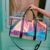 Duffel Bags Summer Trave Bag Прозрачная лазерная изделия из PVC Duffle Luggage для женщин 2021 Большая сумка для сумочки водонепроницаемой спортзал
