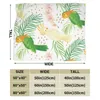 Blankets Unique Blanket To Family Friends Watercolor Summer Tropical Birds Durable Super Soft Comfortable For Home Gift