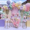 126/182pcs Multicolore Macaron Pastel Ballon Guirlande Arc-En-Latex Ballons Air Globos Fête D'anniversaire De Mariage Baby Shower Decor 220105