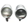 Pair 30W DC 12-60V Motorcycle Headlight U2 LED Driving Headlamp Fog Light + Switch High/Low Beam - Silver