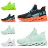 Newest men women running shoes blade Breathable shoe black white green orange yellow mens trainers outdoor sports sneakers size 39-46