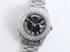 Luxury Designer Classic Automatic Mechanical Watch Size 43mm All Set With Diamond Sapphire Glass Waterproof Function Men som Chri279C