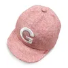 Broderi brev baby baseball kepsar justerbara barn flicka pojke sol hatt vår sommar barn barn toddler snapback hattar