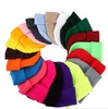 Cappelli a maglia di modo Berretti di colore solido Cappello Iridescente 27 colori Candy Color Autunno Inverno caldo 55 g Cap Bith Sea Lla1057