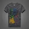 Causal T Shirt AF Mężczyźni Tees z Indian Charakter Avatar Wzór Wzór S do XXXL 210629