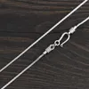 BOCAI 100% Pure S925 Silver Biżuteria Retro Moda Pleciony Horsehip Chain Zdejmowany Prosta Design Man and Woman Naszyjnik