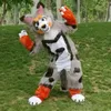 Hallowee Fox Dog Mascot Traje Top Quality Dos Desenhos Animados Anime Tema Personagem Carnaval Adulto Unisex Vestido De Natal Festa de Aniversário Outdoor Roupa