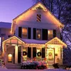 家の屋外の防水妖精の光の黒い黒いカーテンの滝のための弦のストリートガーランドクリスマスの装飾