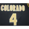 Nikivip #4 Chauncey Billups Colorado Buffaloes College-Retro-Klassiker-Basketballtrikot für Herren, genähte Trikots mit individueller Nummer und Namen