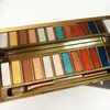 12 couleurs palette de fard à paupières ombre à paupières neutre miroitant mat nu nuances collines palettes avec miroir double pinceau de maquillage 3635266