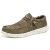 Trend Canvas Skor Herr Båt Dude Deck Loafer Mode Utomhus Casual Platt Strand Stor Storlek 220225