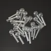 65mm Length Mini Clear Glass Pipes 18mm Ball Oil Burner Tubes Nail Tips Burning Jumbo Pyrex Concentrate Pipes Thick Quality Transparent Smoking TubeAccessories