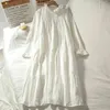 コロバフの新しい到着の女性白いドレス韓国のエレガントなファッション女性のドレス夏のシックな甘いヴィンテージvestidos femme 210430