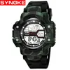 Hommes montre-bracelet électronique Camouflage militaire sport montres-bracelets alarme calendrier multi-fonction numérique étanche montre-bracelets