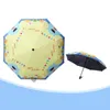Çizgi Filmler Üç Katlanır Çocuk Şemsiye Otomatik Okul Kız Erkek Yağmur ve Güneşlik Şemsiye Çocuklar için