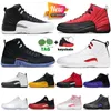 Jumpman 12 Royalty 12s Heren Dames Basketbalschoenen Utility Universiteit Gold Twist Reverse Flu Game Gym Red Taxi Dark Concord Outdoor Trainers