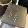 Chains Classic 925 Sterling Silver Lady Necklace Full Of Diamonds European And American Fashion Simple Exquisite Gift