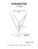 N1803 Moederdag Geschenken Rvs Layering Ketting voor Meisjes Dameskruis met Hart Medaille Chocker Charms Good Luck Silver 390mm + 65mm