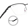 Mode Zonnebril Frames Vintage Pure Titanium Brillen Frame Mannen Vierkante Recept Optische Halve Glazen Male Bijziendheid Eyewe