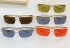 무변 선글라스 골드 브라운 렌즈 Gafas de sol 남자 패션 태양 안경 UV400 보호 안경 상자