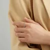 Lekani Real 925 Серебряное кольцо стерлингов для женщин и мужчин Выгравированные годовщины