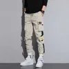 Streetwear männer Cargo Hosen Multi-Tasche Jogginghose Männer Mode Hip Hop Hosen Männlich Schwarz Oversize Neue Jogging Hosen 5XL Y0927