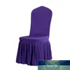 Spandex Ruffled cadeira cobre Wedding1 Preço de fábrica Especialista Qualidade Qualidade Último Estilo Original Status