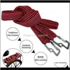 Waist Support 4M Tiedown Cargo Straps Car Motorcycle Rope Strong Metal Ratchet With Bike Tow Buckle Belt Bag For Lage T2I71 Oaofp Lblw6