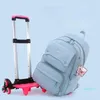 Школьные сумки троллейбус багаж для девочек детей Mochilas детские рюкзаки с колесной принцессой рюкзак школьный счет
